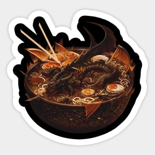 Spicy Hot Dragon Ramen Noodles Sticker